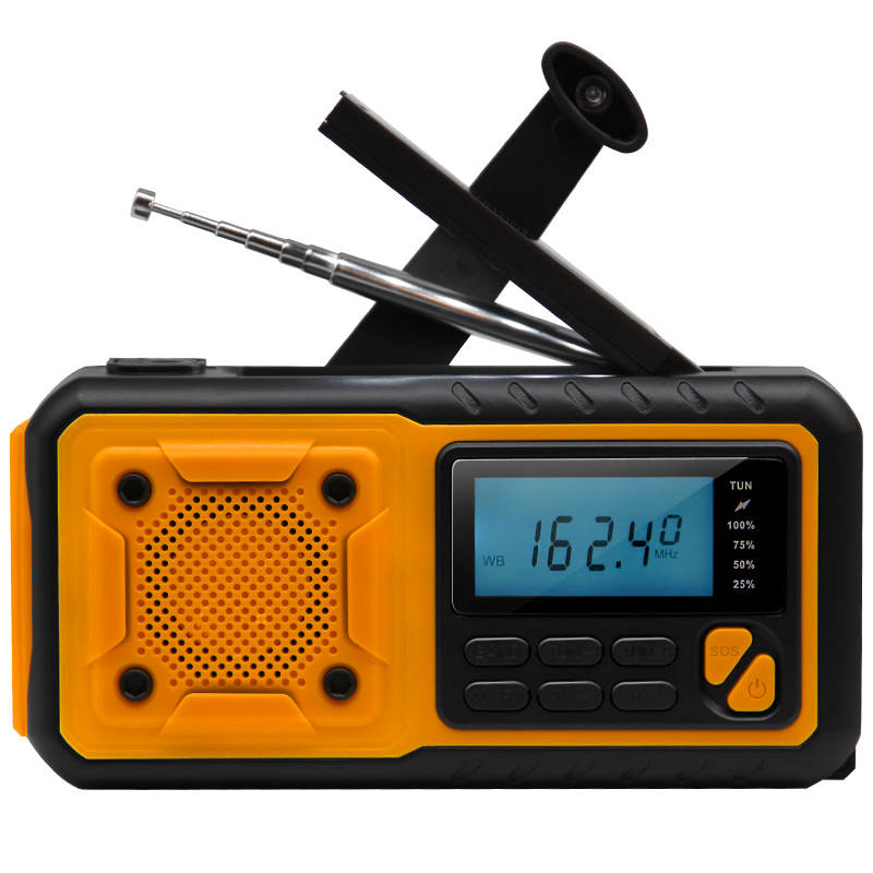 Vevradio SY-376 nødradio med solceller og powerbank