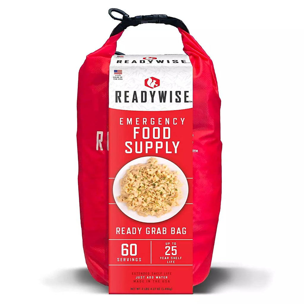 Frysetørret mad | Forskellige retter | 60 portioner | ReadyWise | 3360g