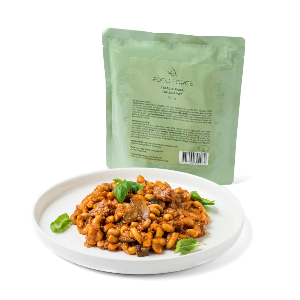 Frysetørret mad | Italian Pot | Stor portion | Food Force | 300g