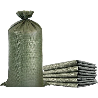Sandsæk | til 25 kg | Grøn | 45x80 cm