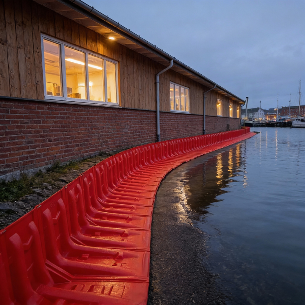 ABS Barriere, højde 52cm x bund længde 63cm x bredde 70cm