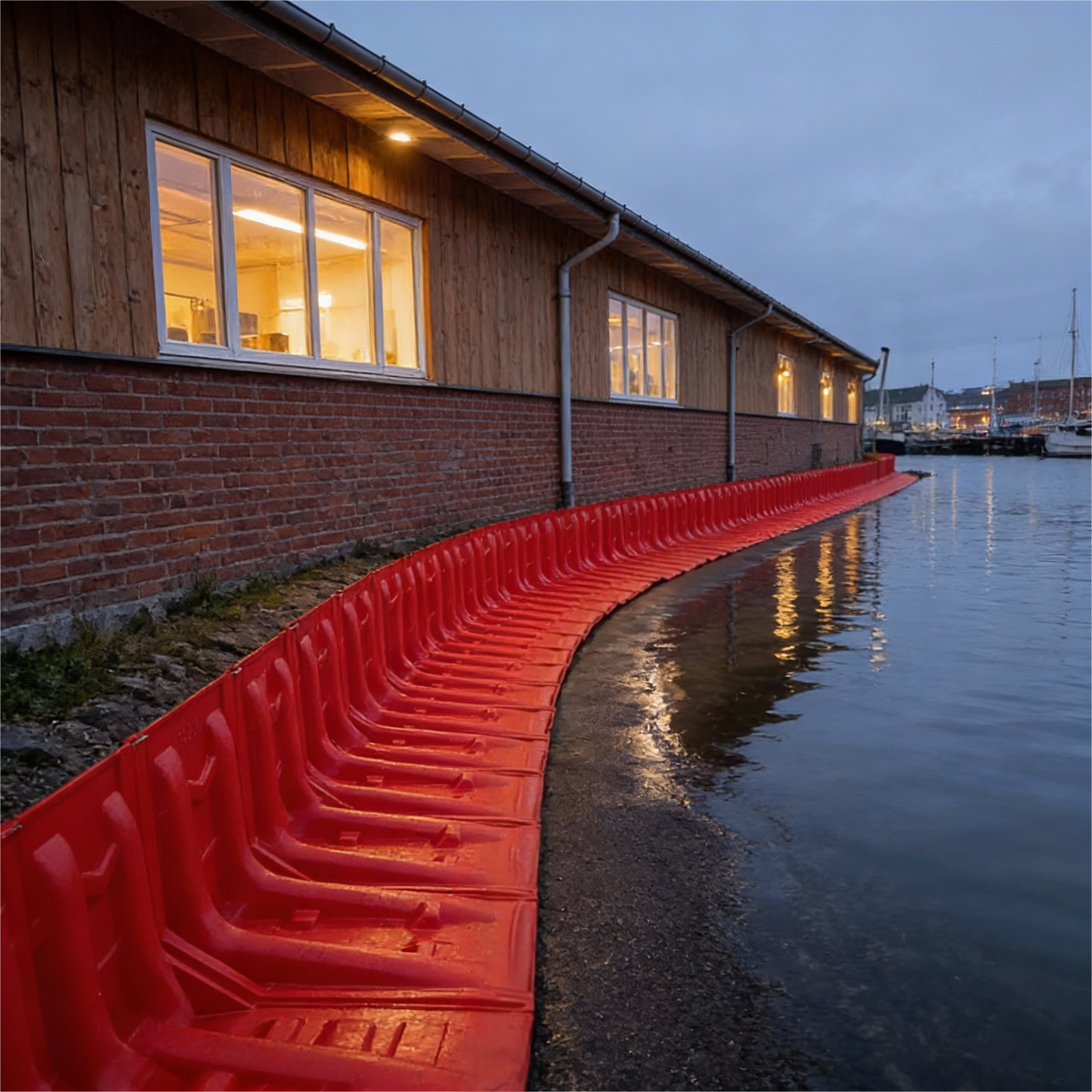 ABS Barriere, højde 52cm x bund længde 63cm x bredde 70cm