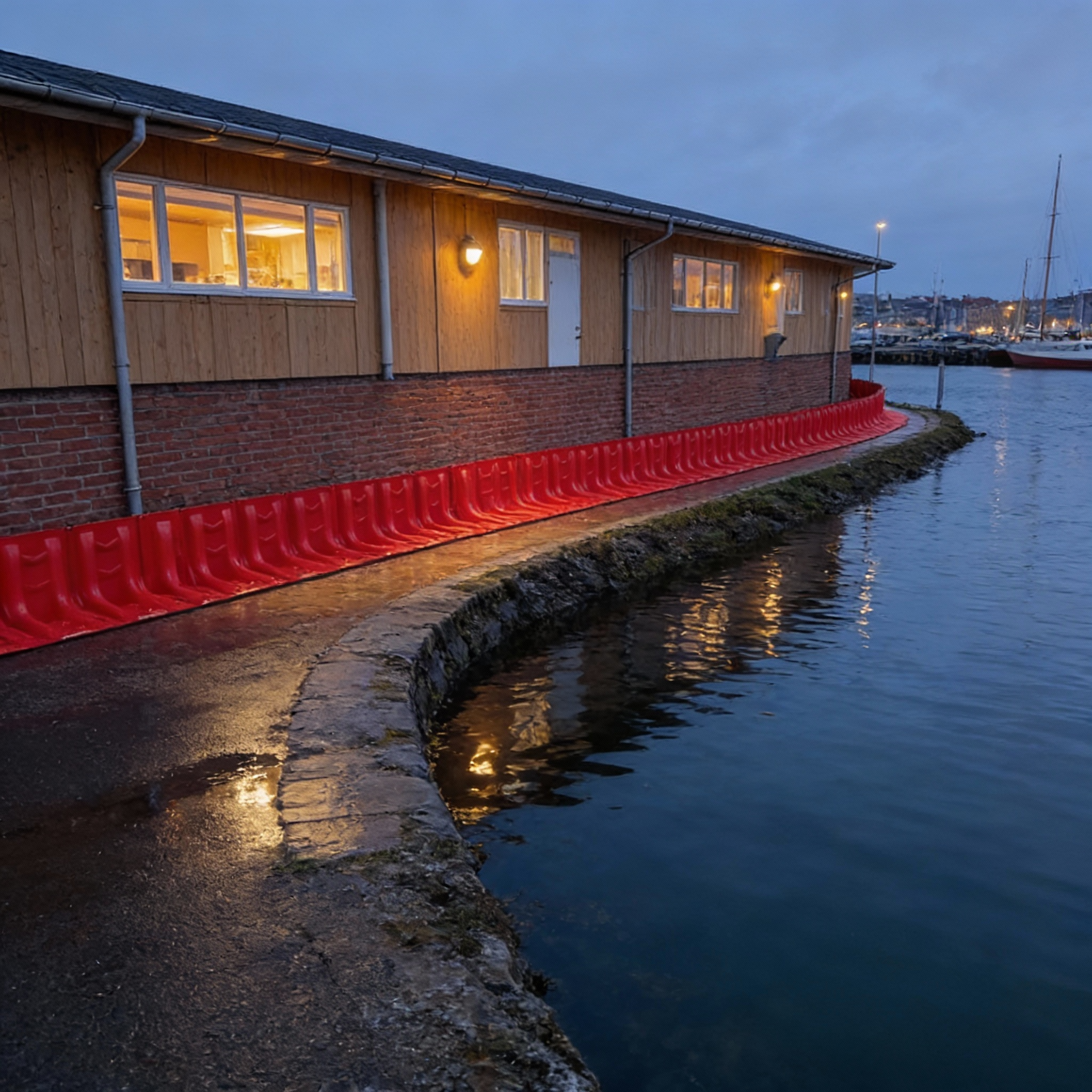 ABS Barriere, højde 52cm x bund længde 63cm x bredde 70cm