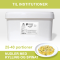 Frysetørret mad | Nudler med kylling og spinat | 25-40 portioner | Convar Emergency Food | 3750 g