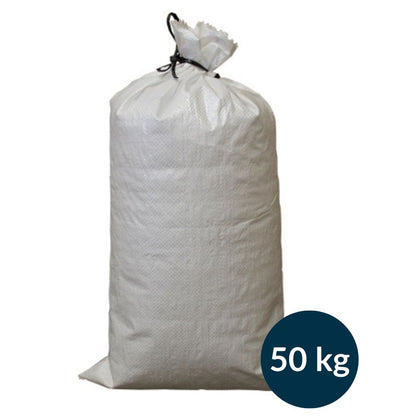 Sandsæk 50kg, Hvid 60x100cm