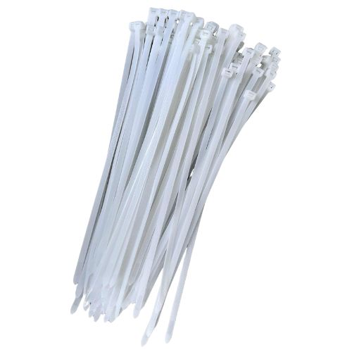 Kabelstrips 80 x 2.5 mm Hvid - 100 stk.