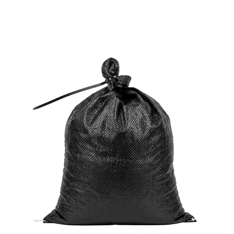 Sandsæk UV-BESTANDIG | 25kg | Sort | 40x70 cm