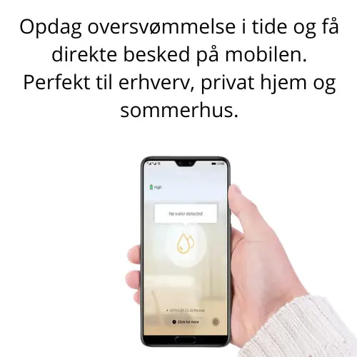 Vandlækagesensor med alarm