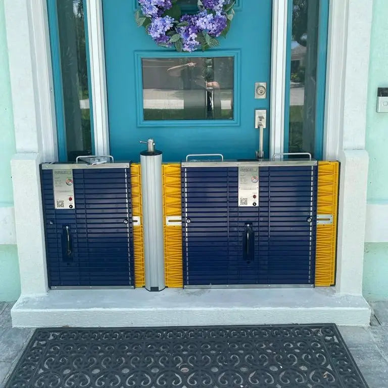 Dør-barriere, forlængelses-stolpe.