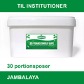 Frysetørret mad | Jambalaya | 30 portionsposer | FoodVault | 3000 g