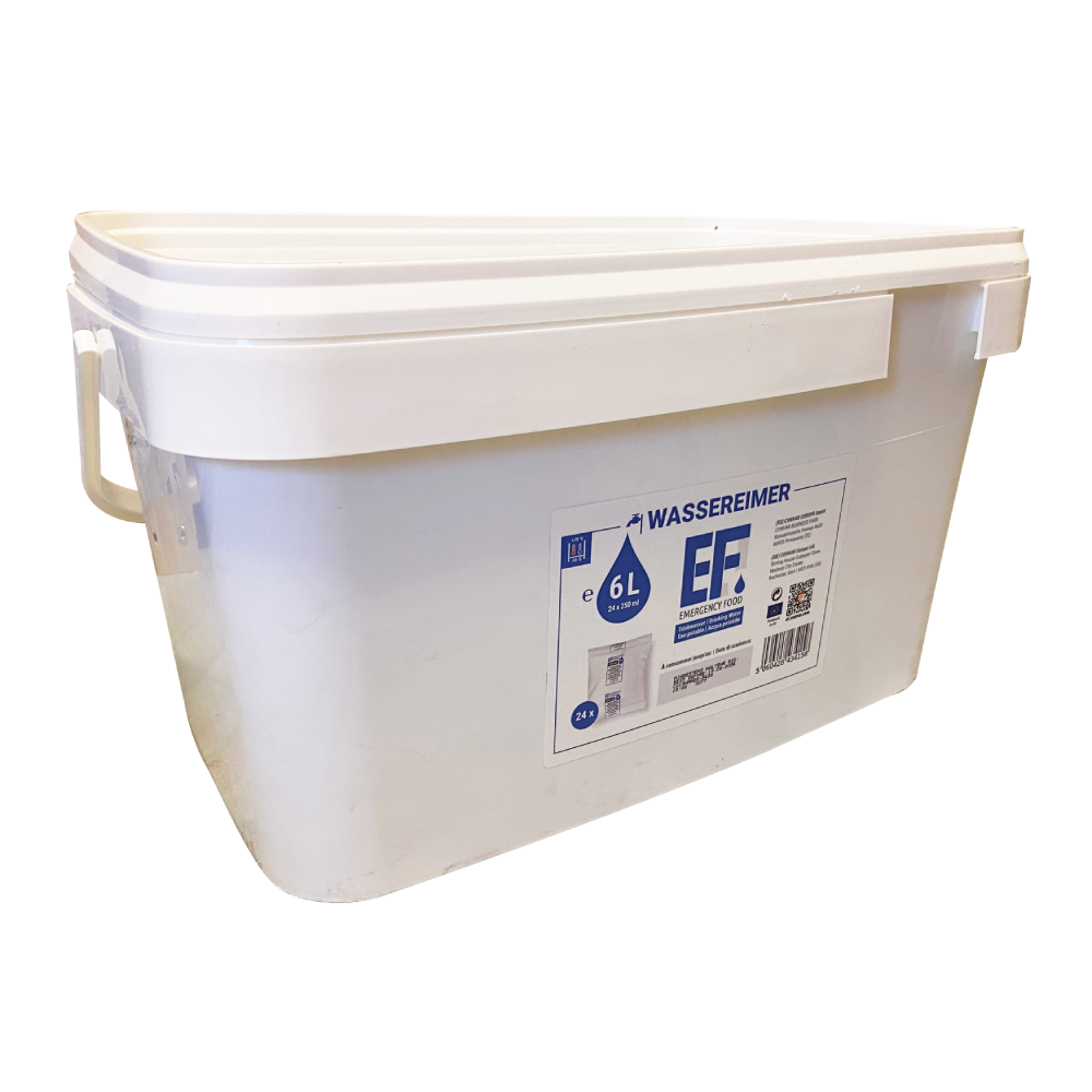 Nødvandskasse | 24 ps | 10 års holdbarhed | Convar Emergency Food | 6000 g