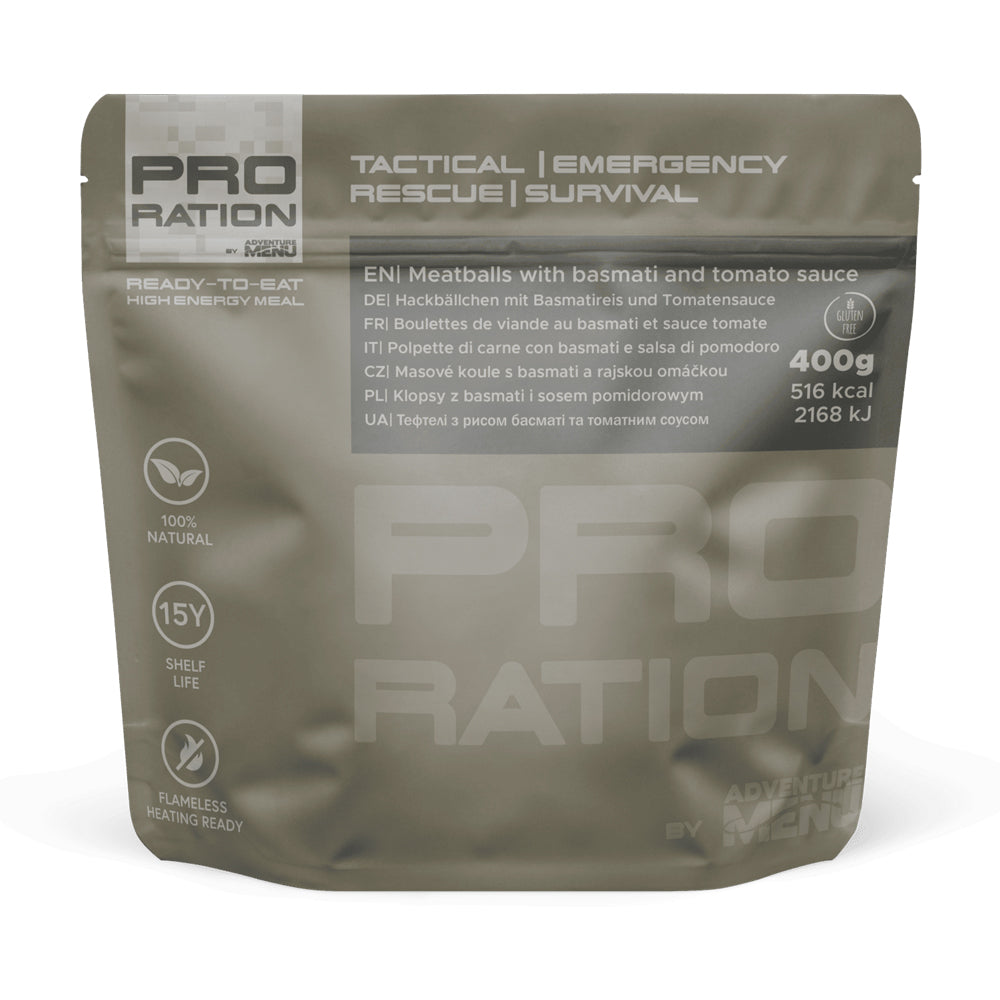 Pro Ration Meatballs With Basmati And Tomato Sauce