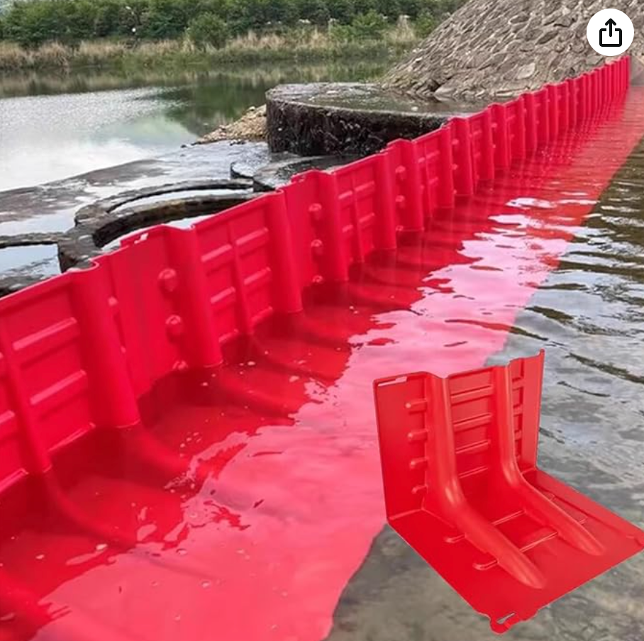 ABS Barriere, højde 52cm x bund længde 63cm x bredde 70cm