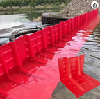 ABS Barriere, højde 52cm x bund længde 63cm x bredde 70cm