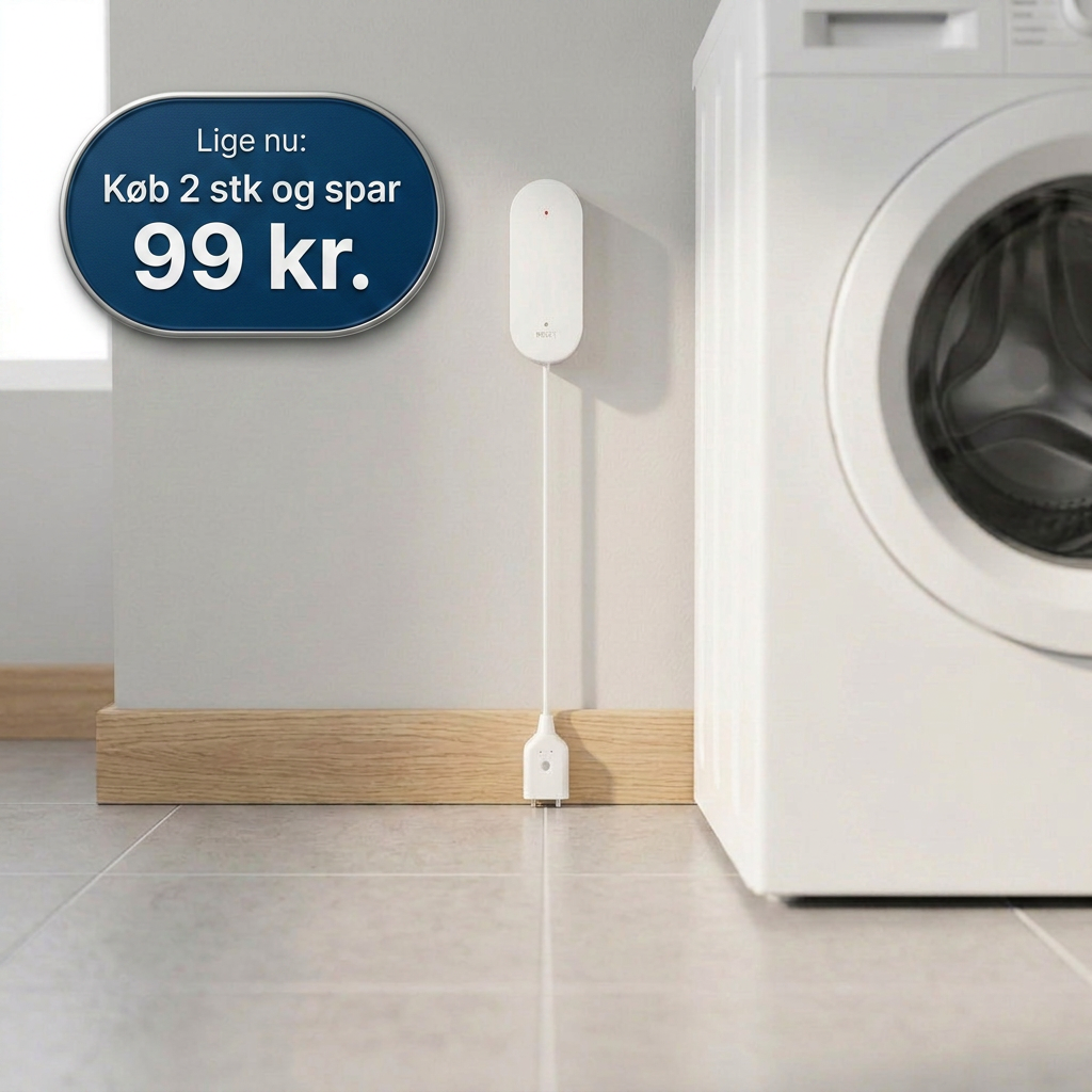 Vandlækagesensor med alarm