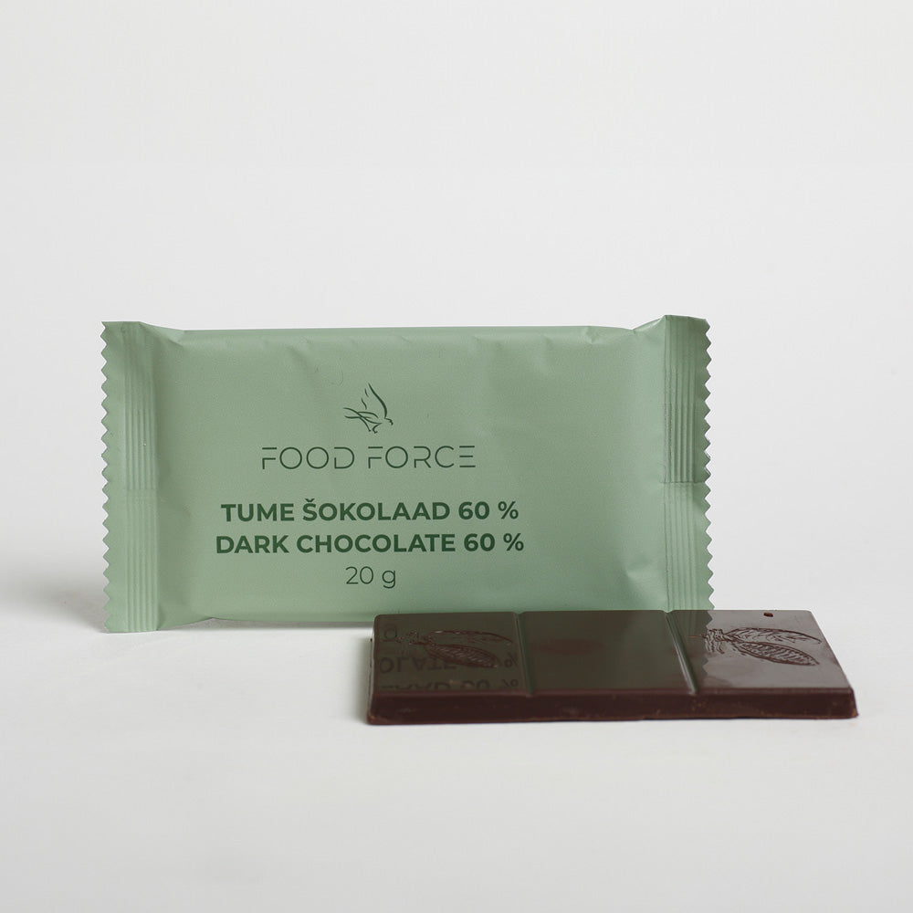 Food Force | Mørk Chokolade 60% | 20g