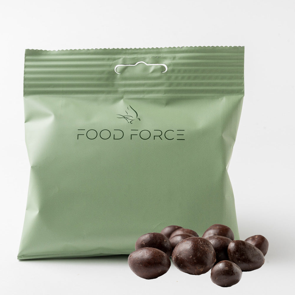 Food Force | Stikkelsbær i Mørk Chokolade | 50g