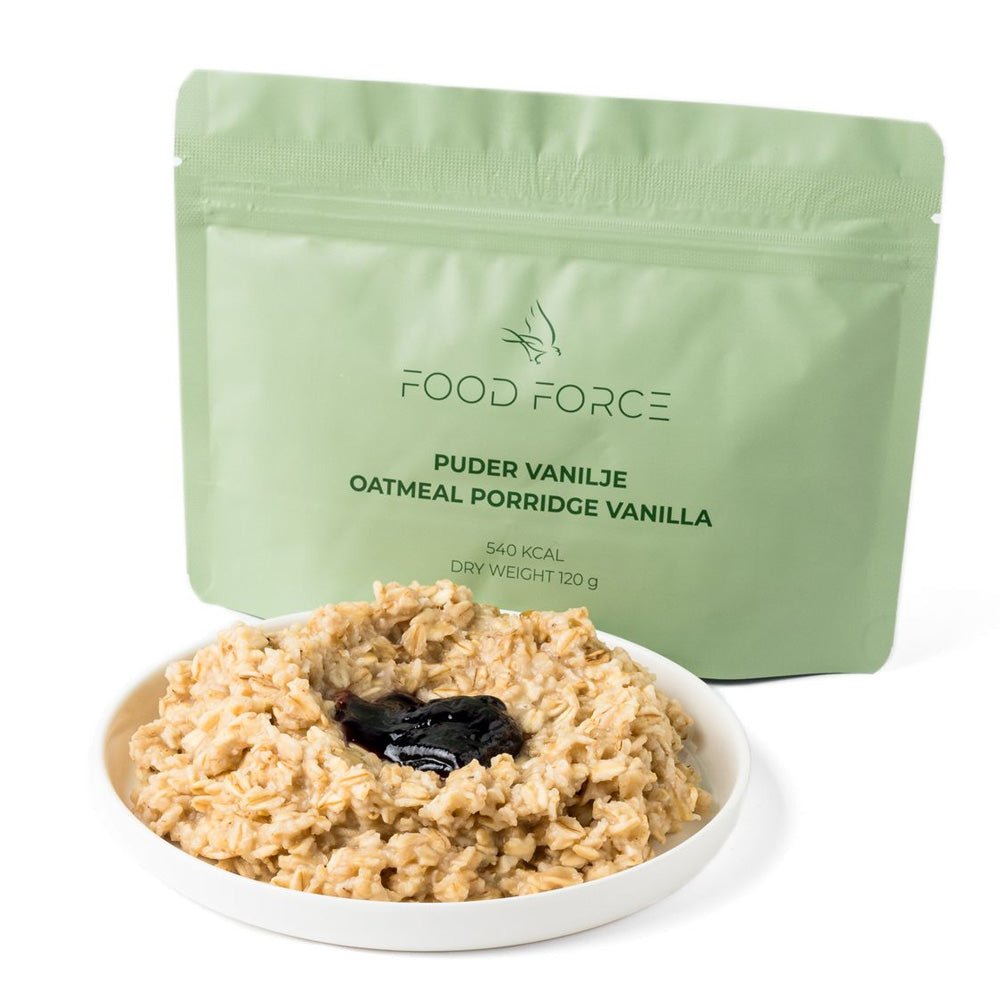 Frysetørret mad | Havregrød med Vanilje | Food Force | 120g