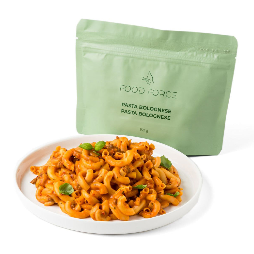 Frysetørret mad | Pasta Bolognese | Food Force | 150g