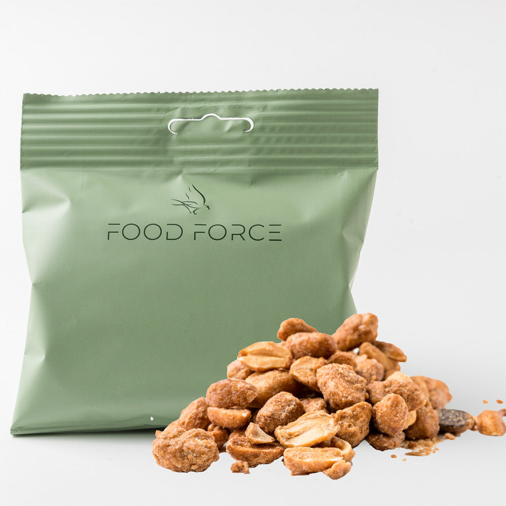 Food Force | Jordnødder med Honning og Kanel | 50g
