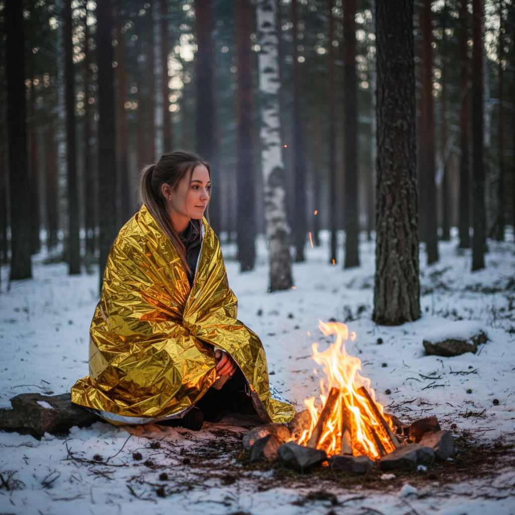 Alu overlevelsestæppe | 160 x 210 cm