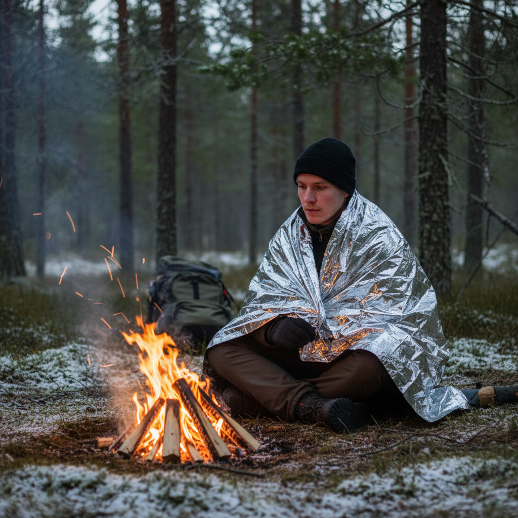 Alu overlevelsestæppe | 160 x 210 cm