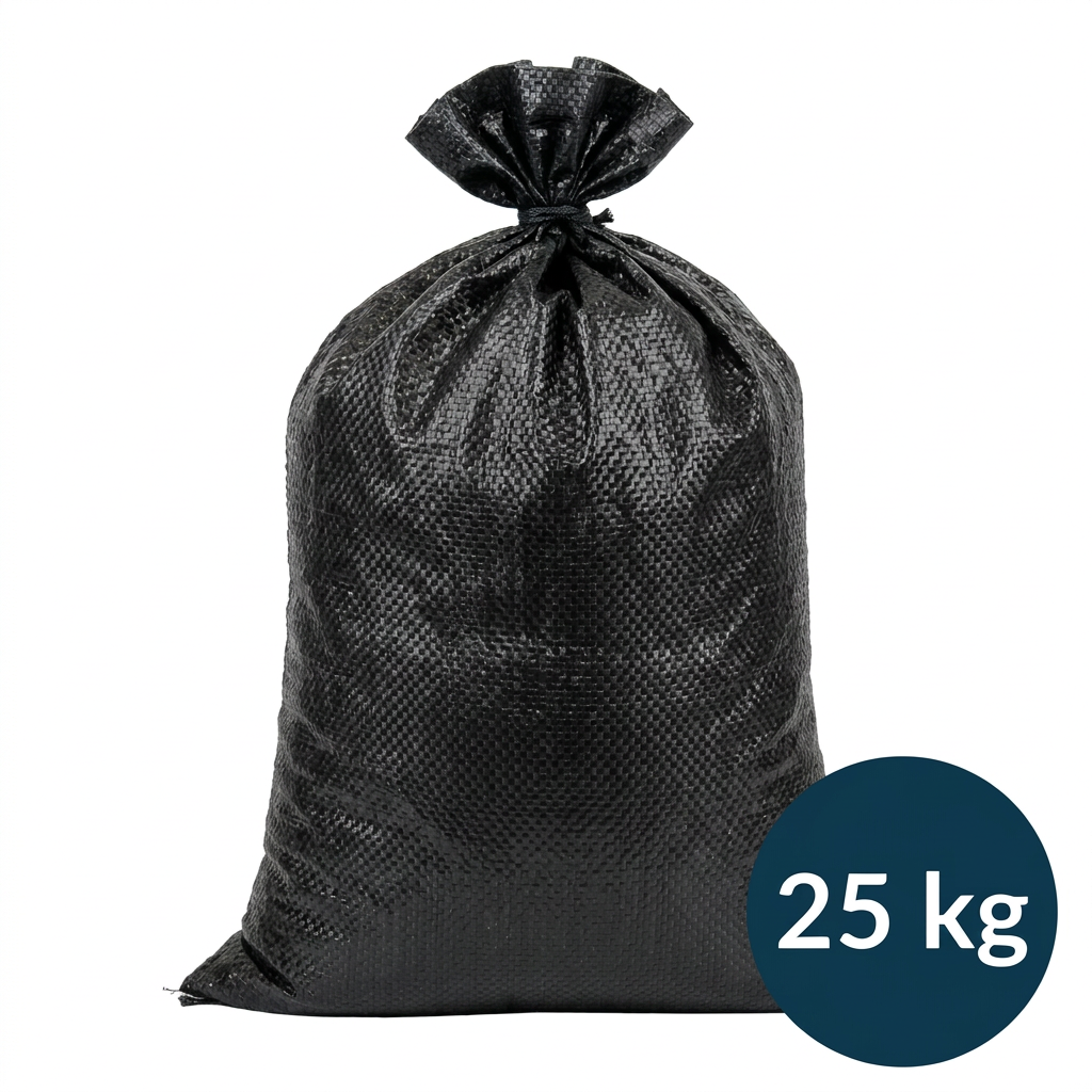 Sandsæk UV-BESTANDIG | 25kg | Sort | 40x70 cm