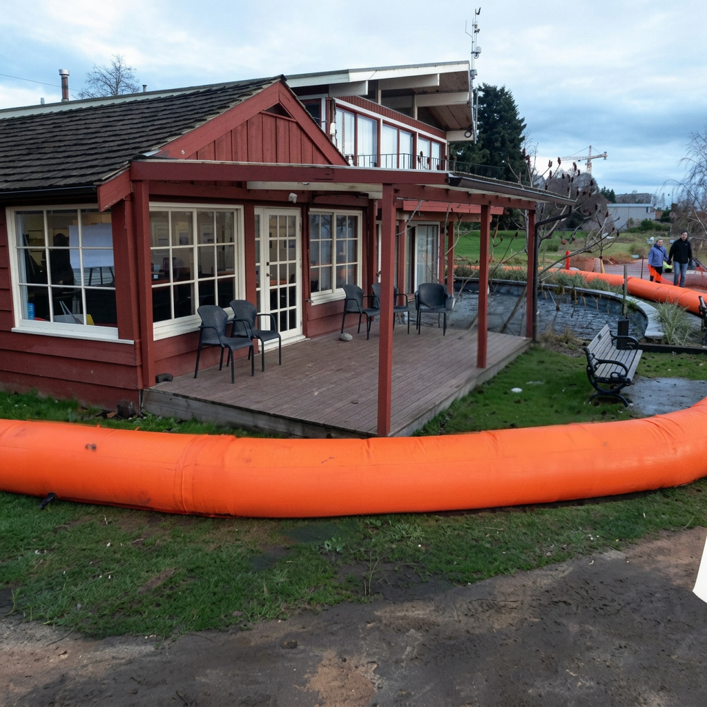 Komplet sommerhus oversvømmelsespakke | 50 meter tube og pumpekit