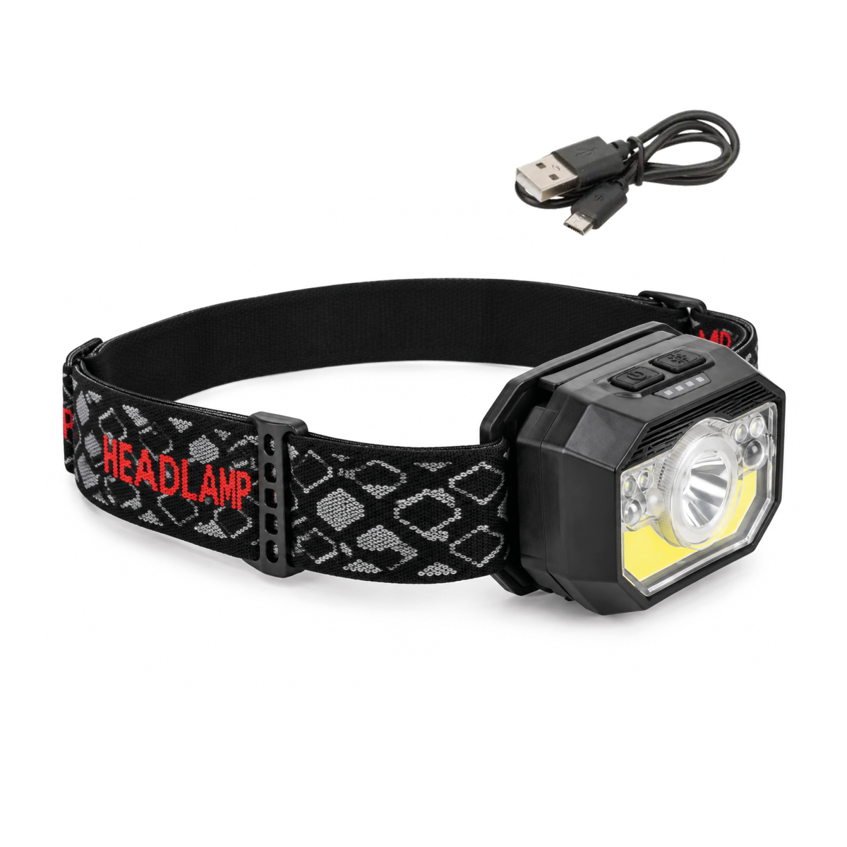 Pandelampe | Genopladelig | 300 lumen