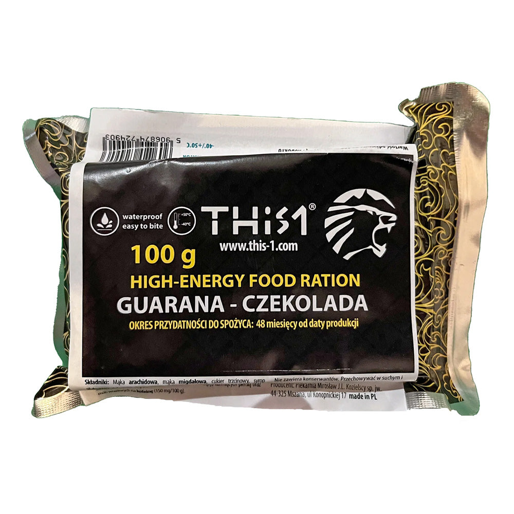 This-1 Survival Bar Chocolate Guarana 100g